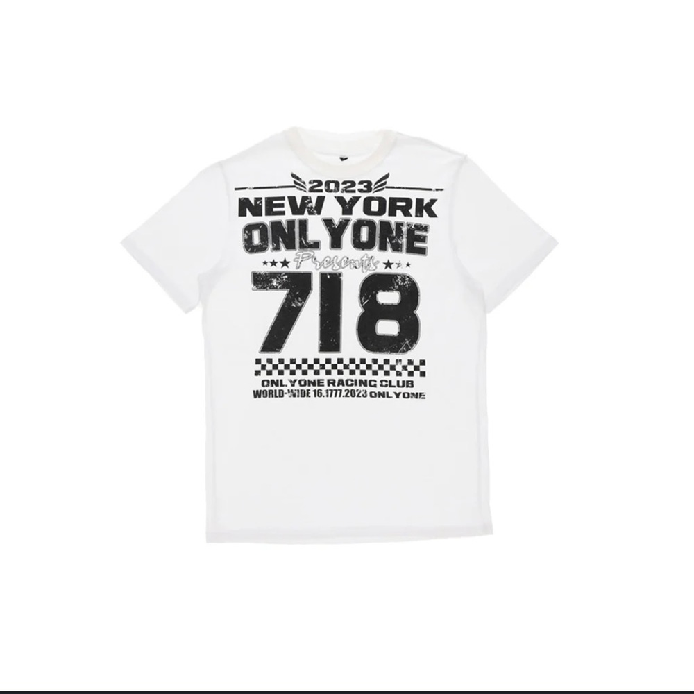 Men’s White Graphic T-Shirt